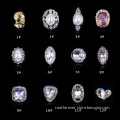 Different style clear pearl crystal Alloy Nail art sticker 2016